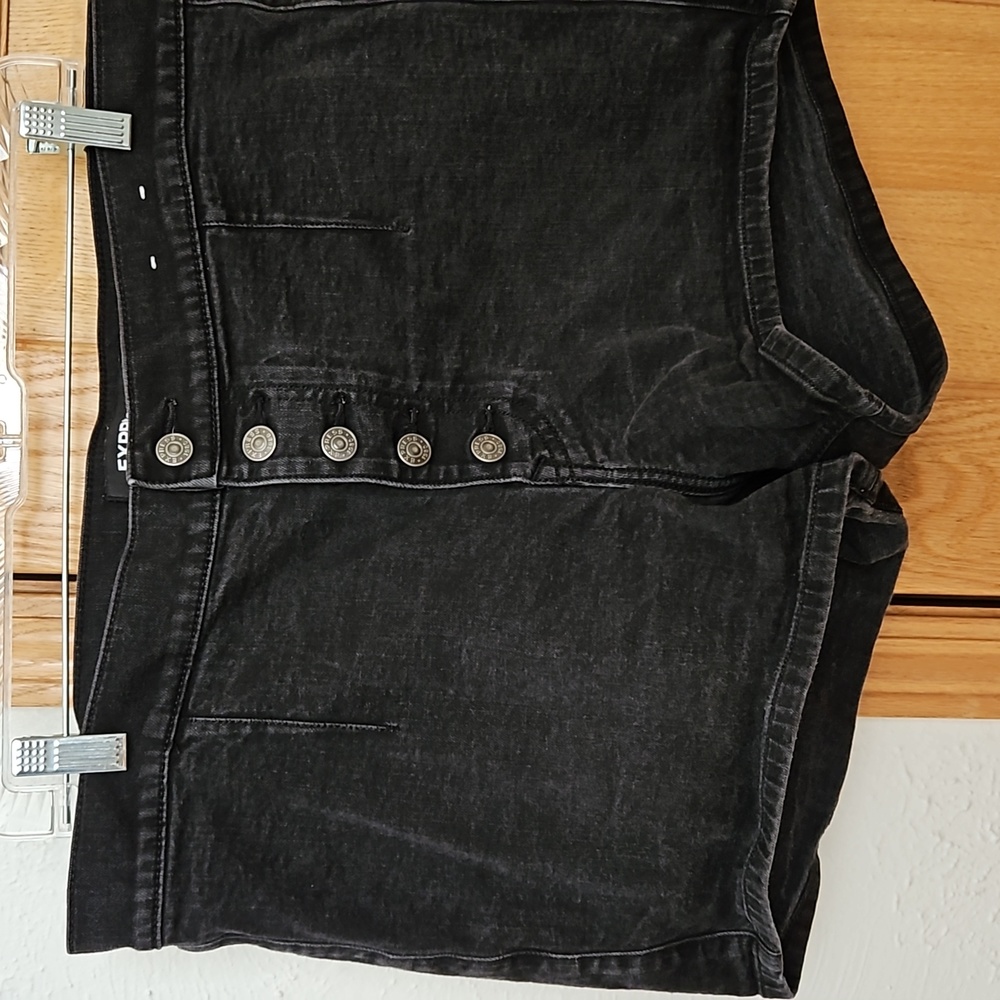 Express high rise button fly shorts